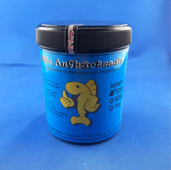 KH+ Aufhärtesalz in der praktischen Dose von Aquarkultur Genzel zum erhöhen der Karbonathärte im Aquarium